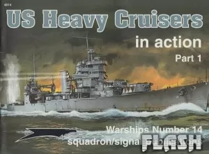 US HEAVY CRUISERS IN ACTION