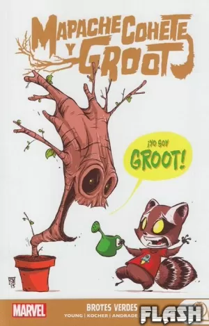 MARVEL YOUNG ADULTS : MAPACHE COHETE Y GROOT 01 : BROTES VERDES