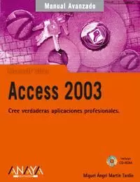 M.A.  ACCESS 2003 MANUAL AVANZADO