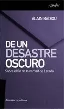 DE UN DESASTRE OSCURO