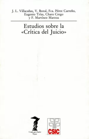 ESTUDIOS SOBRE CRITICA DEL JUICIO