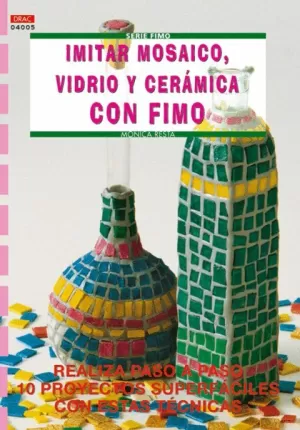 IMITAR MOSAICO VIDRIO Y CERAMICA CON FIMO